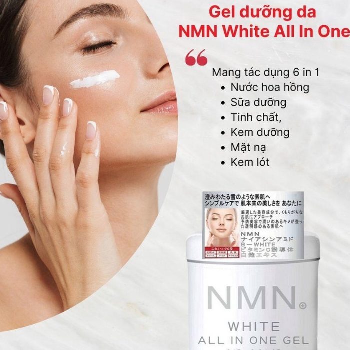 Gel Dưỡng Trắng Da NMN White All In One Gel